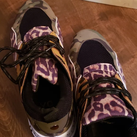 9 camouflage leopard sneakers mix print - Picture 7 of 8